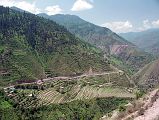 21 Two-Lane Road Through Fertile Green Countryside Kaghan Valley